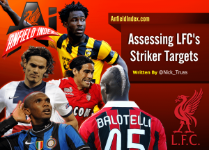 Assessing Liverpool’s Striker Targets: Eto’o, Bony, Cavani, Falcao and Balotelli