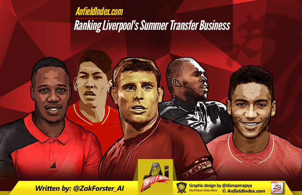 Ranking Liverpool's Summer Transfer Business