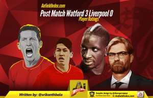 Watford 3 Liverpool FC 0: Player Ratings
