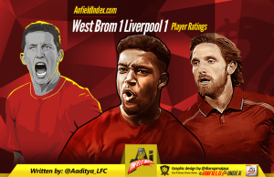 Player Ratings from Liverpool’s 1-1 draw at West Brom