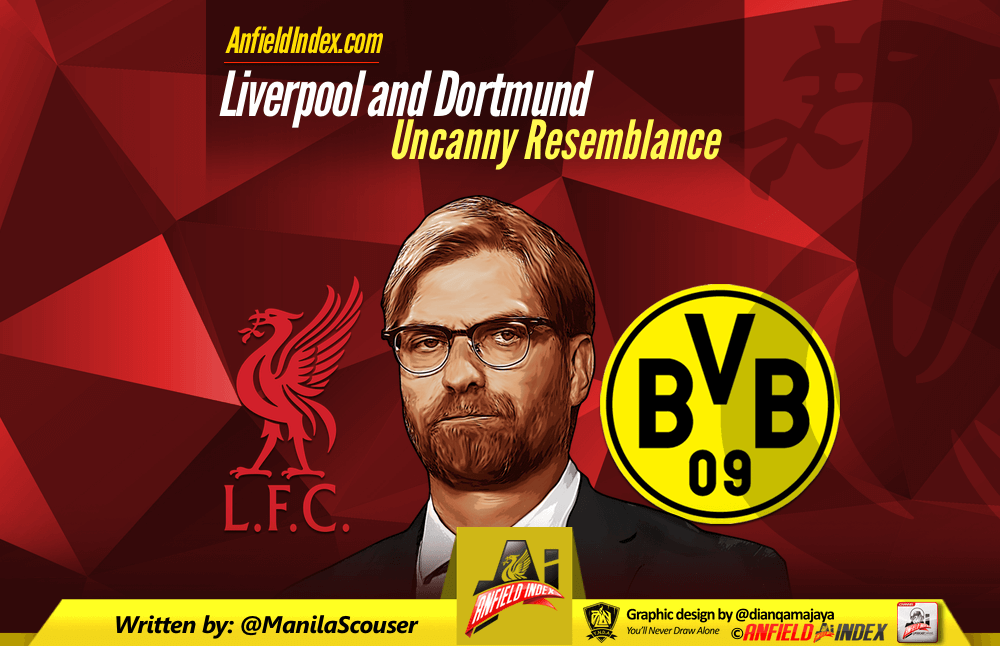 Liverpool and Dortmund - Uncanny Resemblance