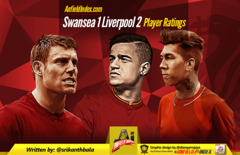 Swansea 1 Liverpool 2: Player Ratings
