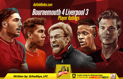 Bournemouth 4 Liverpool 3 – Player Ratings
