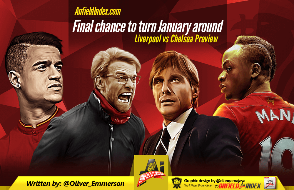 Liverpool vs Chelsea Preview: Final chance to turn January around