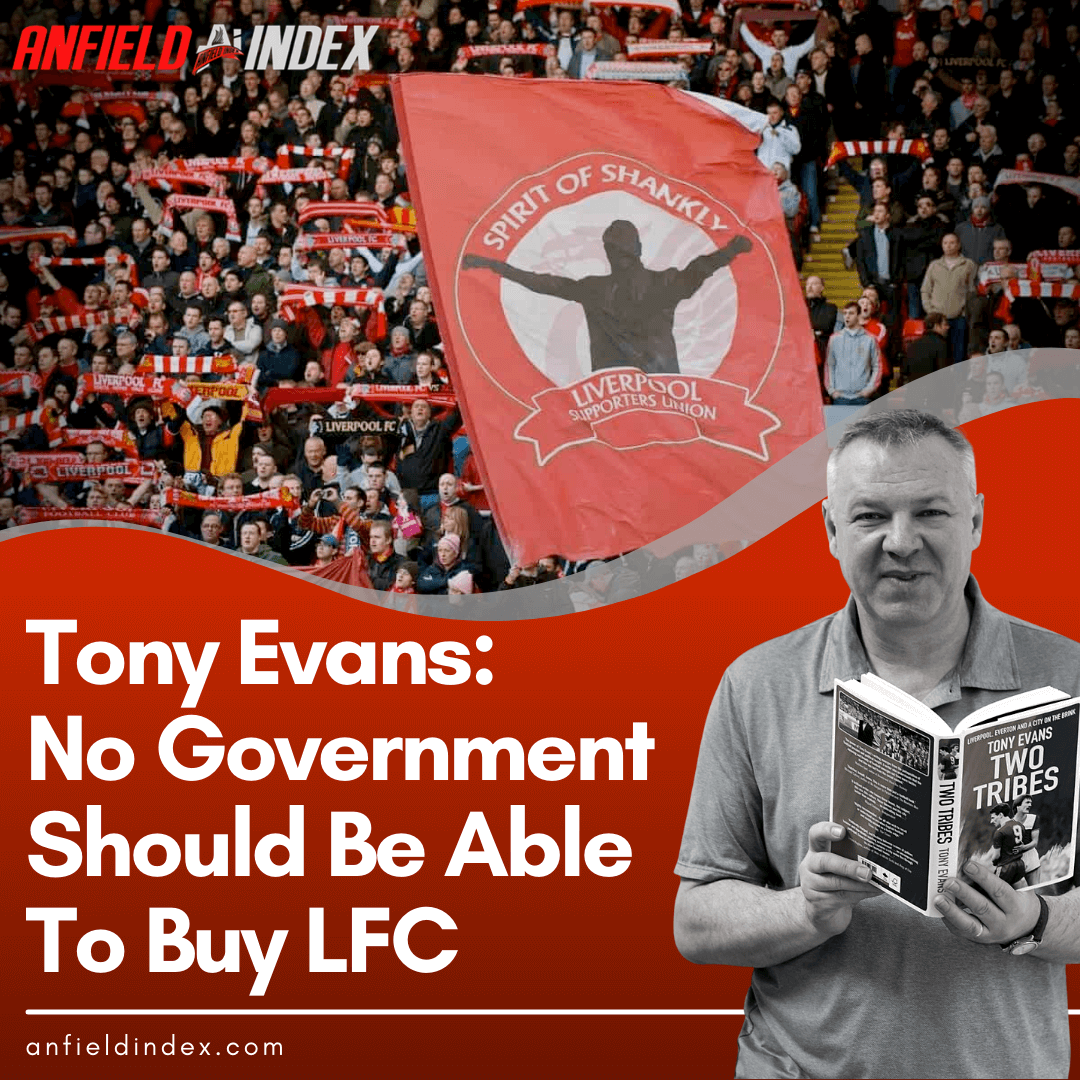 Tony Evans LFC Anfield Index