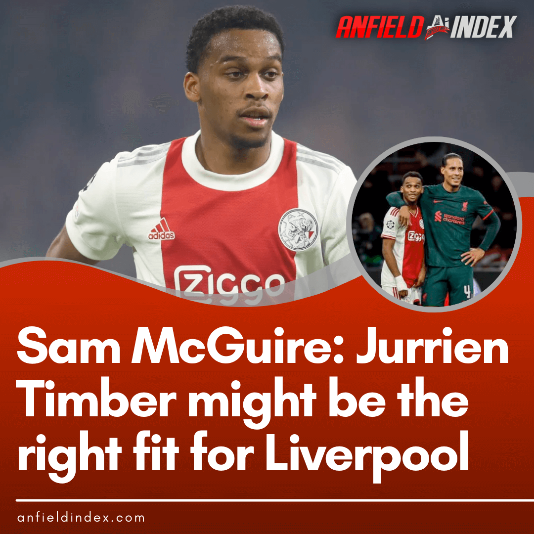 Sam McGuire Jurrien Timber LFC Liverpool