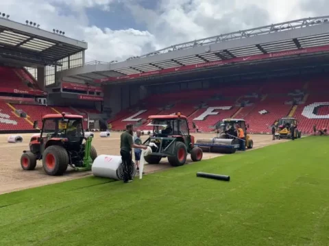 Anfield’s Pitch Makeover: Liverpool’s New Season Boost