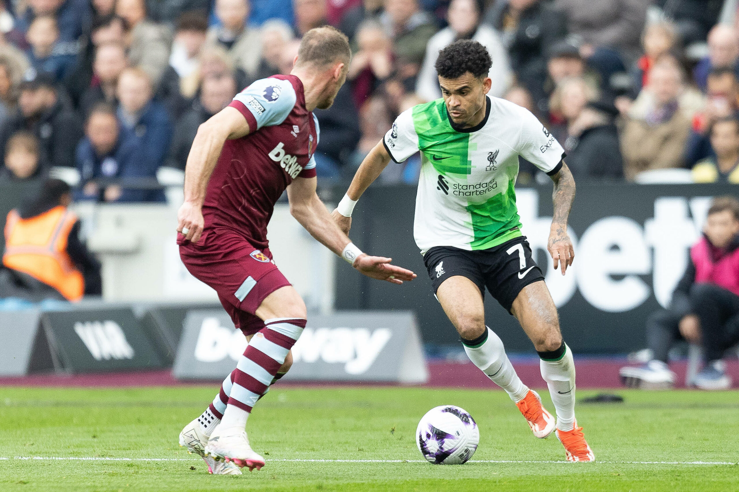 Draw at West Ham: Luis Díaz Liverpool's Man of the Match