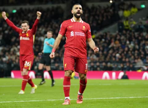 Salah Reaches Premier League Milestone with 100th Anfield Goal