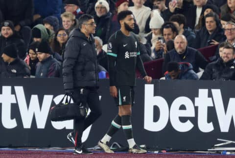 Liverpool Injury Update: Arne Slot Provides Latest on Joe Gomez and Diogo Jota