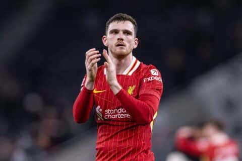 Analysis: The Worrying Numbers Behind Andy Robertson’s Liverpool Struggles