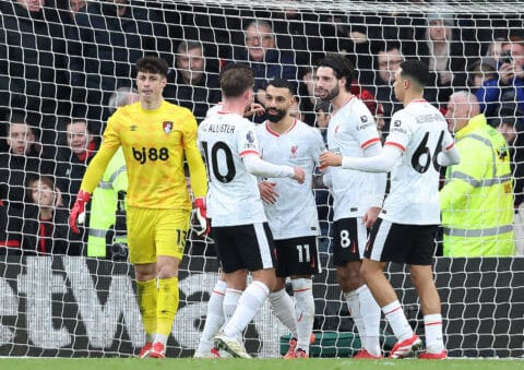 Salah Shines As Liverpool Move Nine Clear