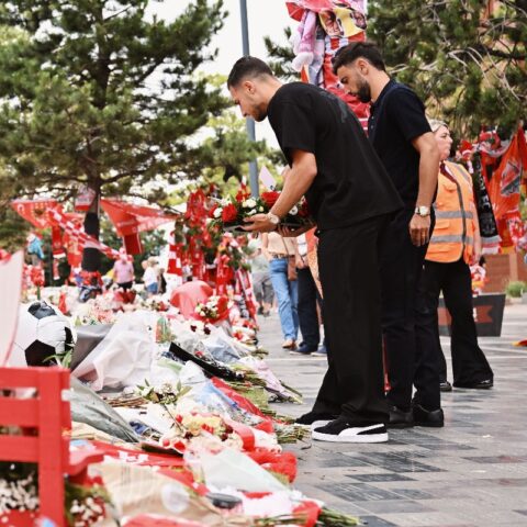 Man United Pay Touching Tribute to Diogo Jota at Anfield