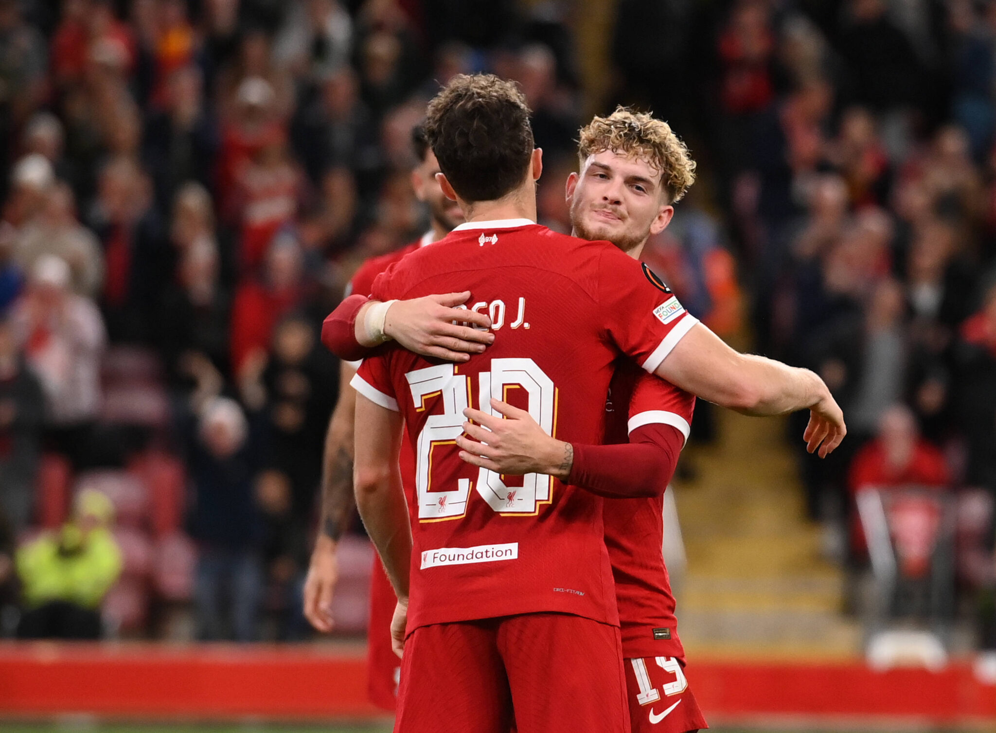 "Love You Brother" Harvey Elliott, Alexis Mac Allister and Dominik