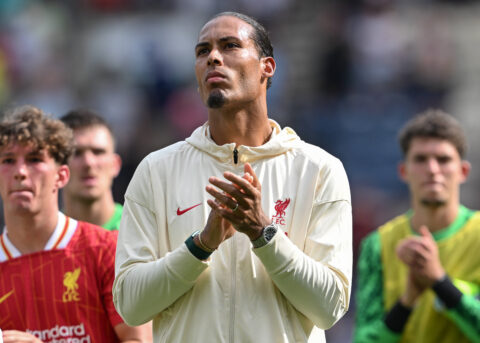 Van Dijk thanks fans as Liverpool pay tribute during pre-season win