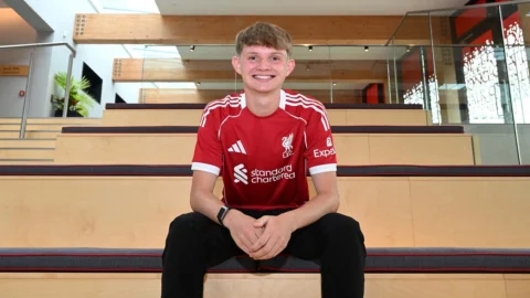 Liverpool confirm the signing of forward Liverpool confirm the signing of forward