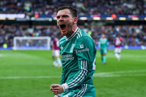 Andy Robertson defends Milos Kerkez after Liverpool's win at Burnley