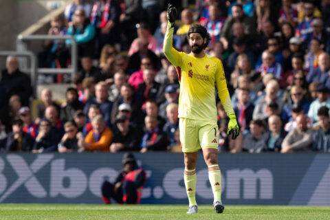 Alisson Becker shines despite Liverpool defeat at Crystal Palace