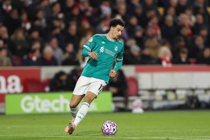 2025 Premier League Football Brentford v Liverpool Oct 25th, Curtis Jones