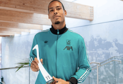 "It's an amazing feeling" - Virgil van Dijk wins another award