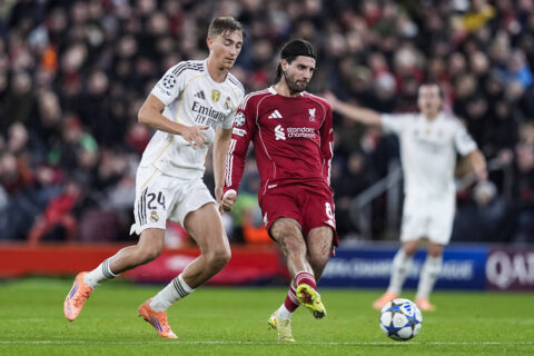 Mac Allister header and Szoboszlai masterclass lift Liverpool past Madrid