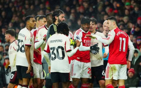 Journalist slams Gabriel Martinelli over 'shocking' incident with Conor Bradley