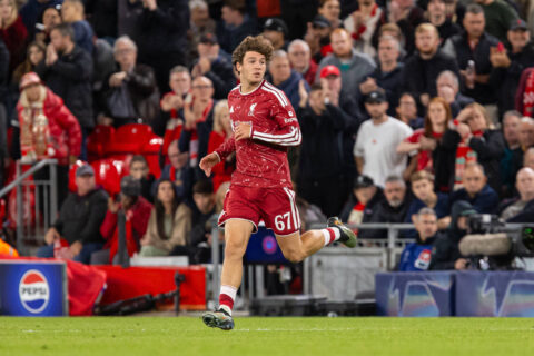 Former Liverpool star praises youngster for international efforts