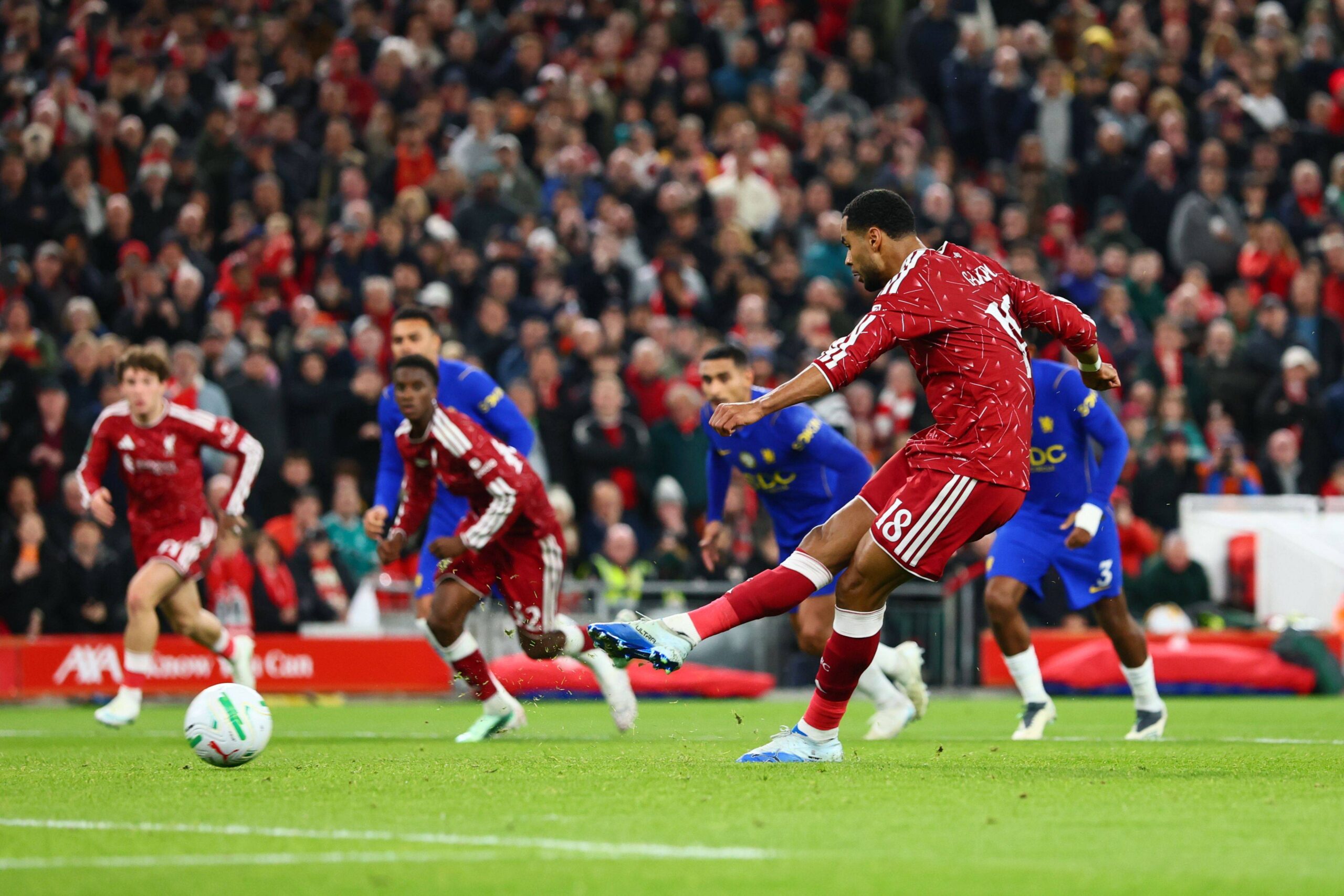 Match Report: Reds Hold Their Nerve to Reach Carabao Cup Quarter-Finals