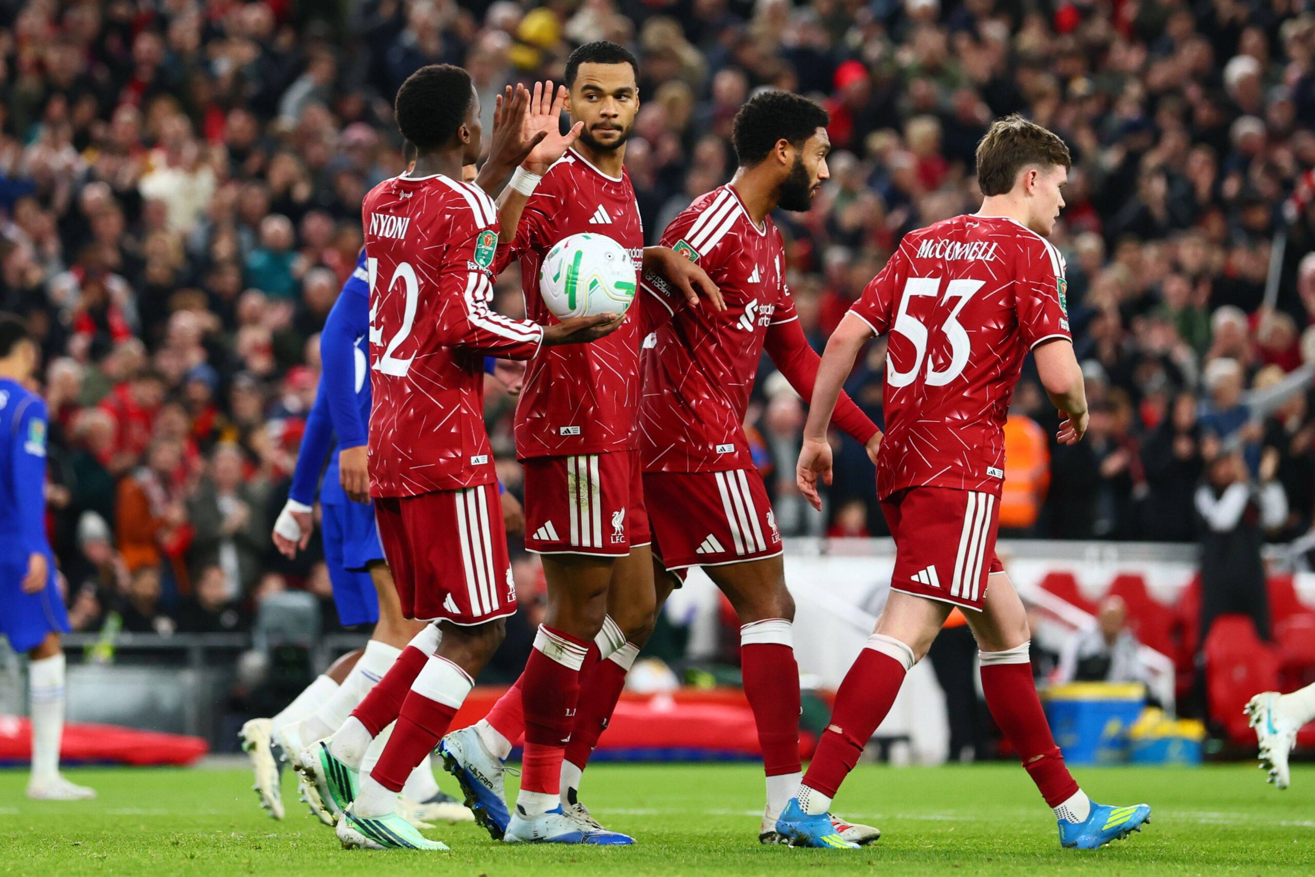 Andoni Iraola reacts to Liverpool’s dramatic win over Chelsea