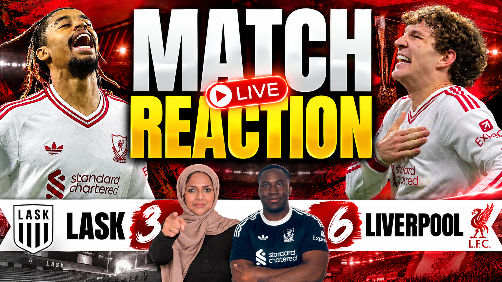 FULL-TIME REDS: LASK 3-6 Liverpool | Hit For Six