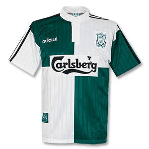 liverpool green and white away kit