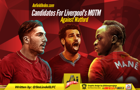 Candidates for Liverpool’s MOTM vs Watford