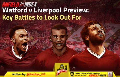 Watford v Liverpool Preview – Key Battles To Look Out For