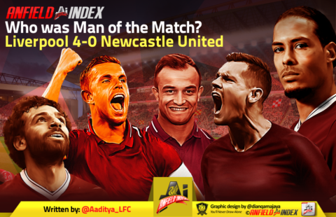 Liverpool 4-0 Newcastle United – Who was Man of the Match?