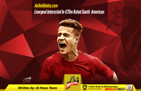 Liverpool Interested In €75m Rated South American, Juventus Also Keen 