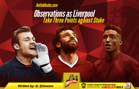 Observations as Liverpool Take Three Points against Stoke