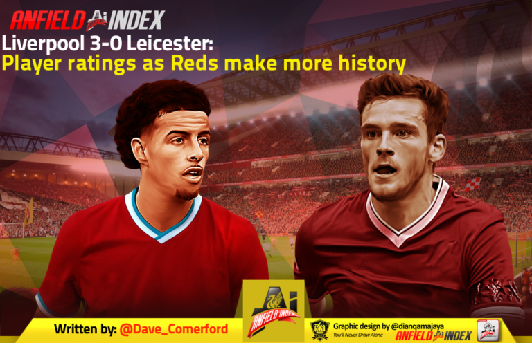 Liverpool 3-0 Leicester: Player ratings as Reds make more history