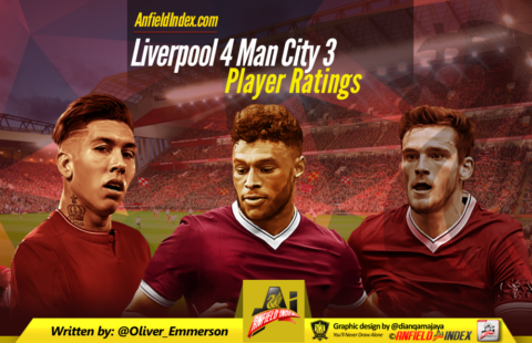 Player Ratings As The Reds Rock – Liverpool 4-3 Manchester City