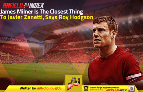 James Milner Is The Closest Thing To Javier Zanetti, Says Roy Hodgson