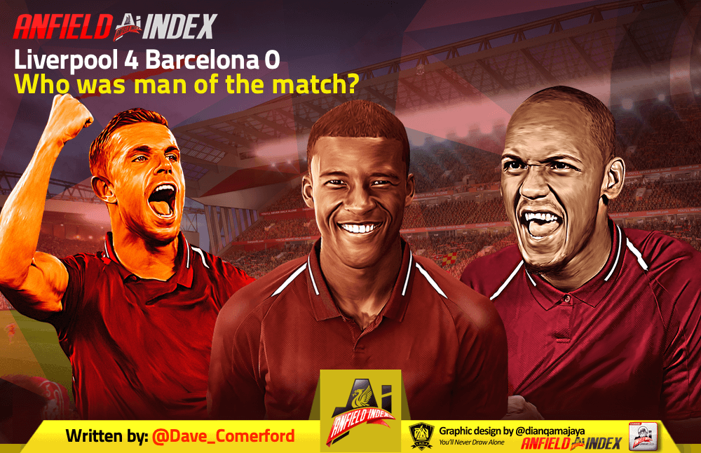 Liverpool 4-0 Barcelona: Who was man of the match?