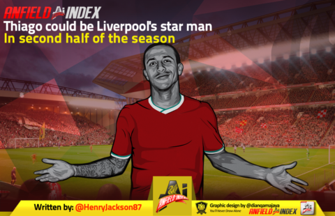 Thiago could be Liverpool’s star man in second half of the season